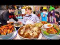 【大食い】1年半ぶりの文福飯店で“おまかせ“は危険です…。推定10kg以上の丼物が続々と運ばれてくる…。【文福飯店】