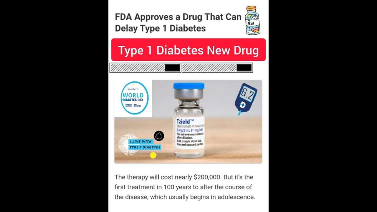Tzield teplizumab mzwv new drug for type 1 diabetes approved by fda