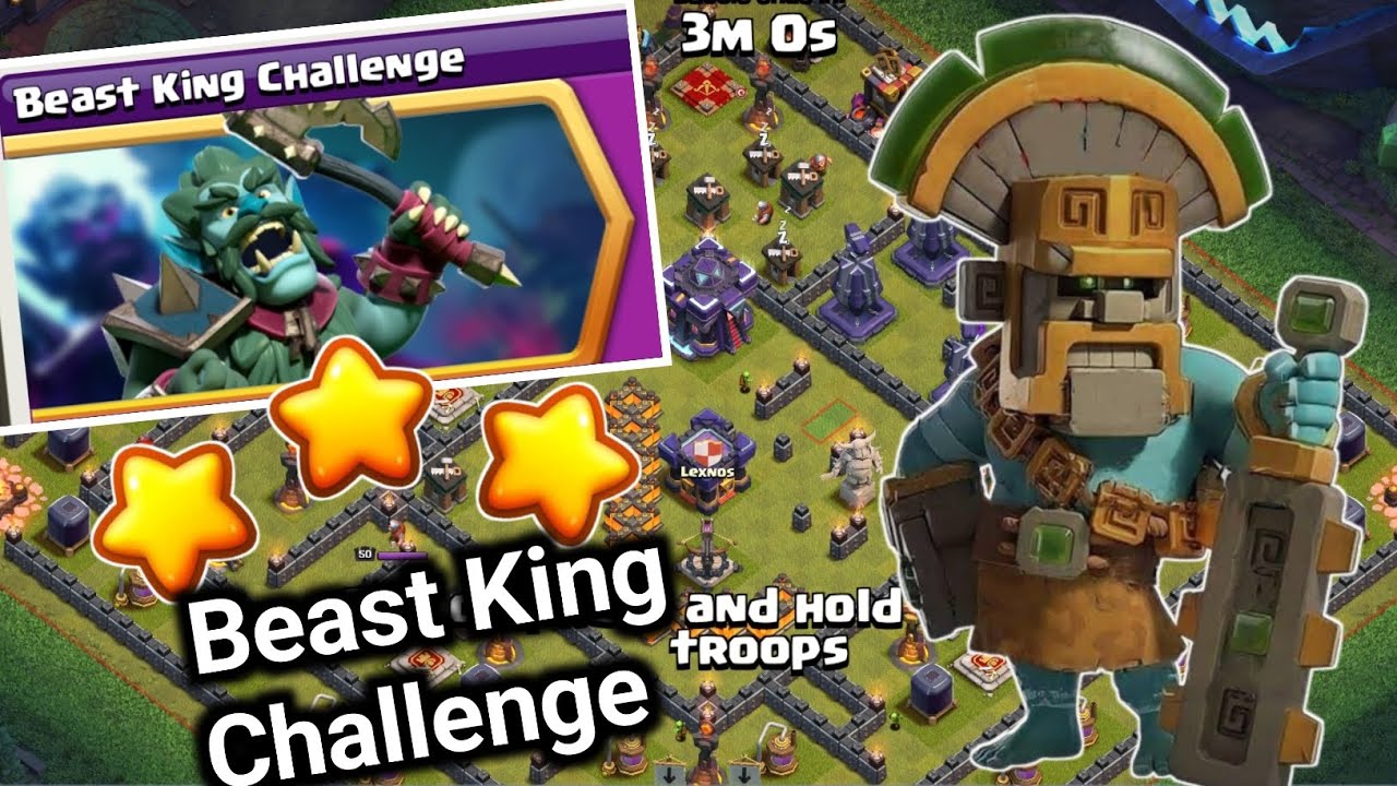 How to Beat The Beast King Challenge in Clash of Clans - Gamer