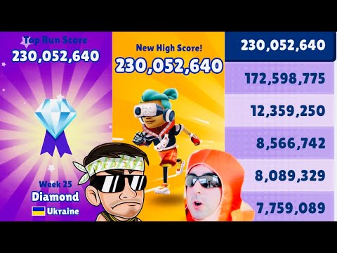 Over 60 Million Points on Subway Surfers! No Hacks or Cheats! 