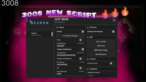 NEW!!! 3008 MEGA SCRIPT😲✅ || Esp, fly, jump power, walk speed, waypoint, and more...