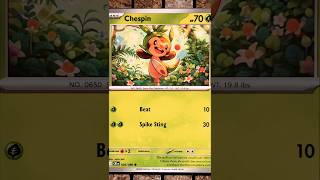 Chespin (005/086 - Common Normal) - Mega Evolution: Chaos Rising - Pokemon TCG