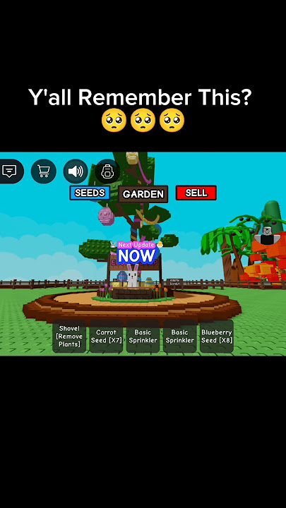 FIRST EVENT OF 'GROW A GARDEN' #roblox #fyp #growagarden #shorts