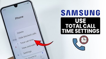 [OneUi 8] How to Use Total Call Times Setting in Call Dialer on Samsung