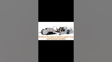 Paper bag making machines, twisted handles