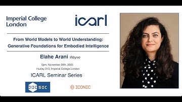 From World Models to World Understanding | Elahe Arani