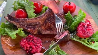 Beef rib steak / Cooking in nature and in the fresh air by MEAT and SALT 442 views 1 month ago 10 minutes, 17 seconds