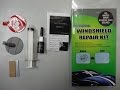 フロントガラス　リペアキット 補修作業 HOW TO REPAIR