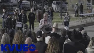 Gov. Greg Abbott holds 1st 'Celebration of Texas Tour' rally in Lockhart | KVUE