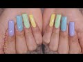 PASTEL NAILS | FULLSET FOR BEGINNERS | STEP-BY- STEP TUTORIAL