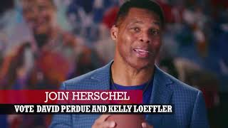 Herschel Walker Endorses David Perdue & Kelly Loeffler