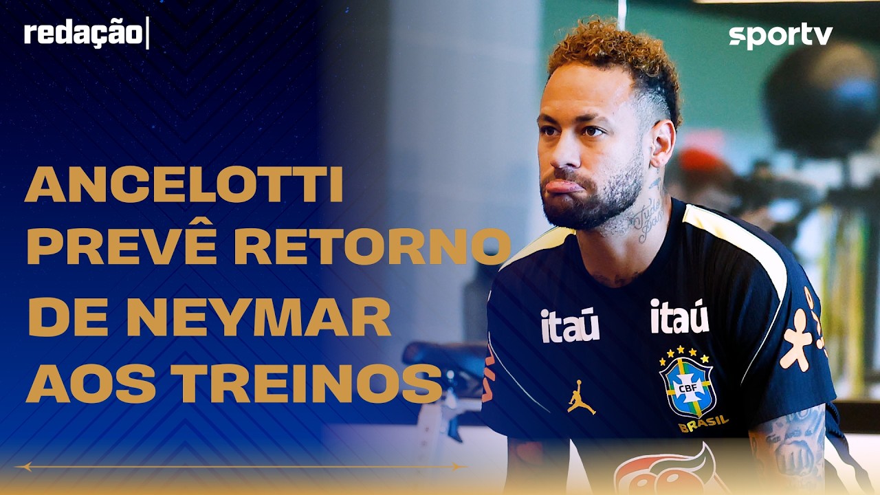 NEYMAR FARÁ NOVO EXAME E PODE VOLTAR A TREINAR COM O GRUPO | Redação | sportv
