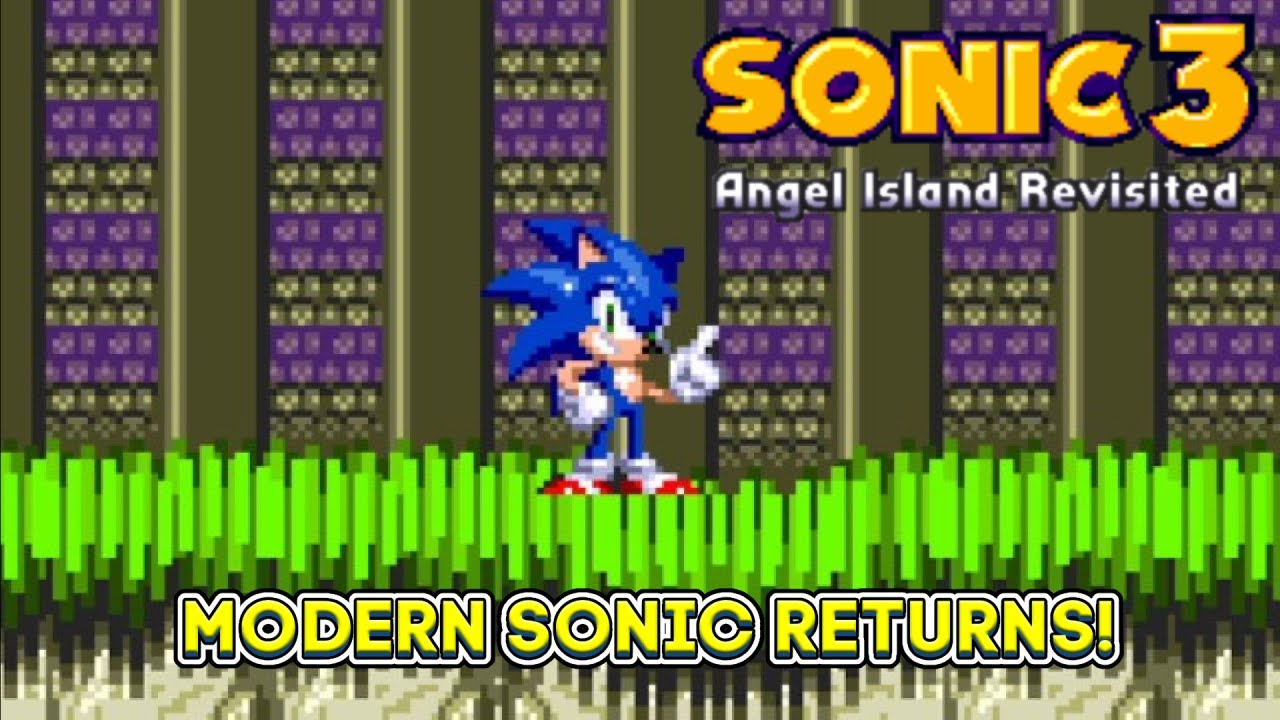 Sonic 3 A.I.R. but with Modern Sonic! - Sonic 3 A.I.R Mods - Mod Showcase 