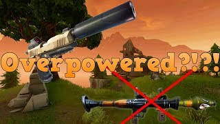 Silenced Pistol is Better Than Rocket Launcher?!?! (Fortnite Battle Royale)