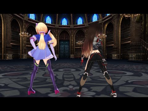 【ホロライブ】アキロゼとロボ子さんでLove Me If You Can【MMD】