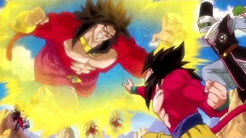 Dragon Ball Heroes JM7 Super Saiyan 4 Broly Opening [HD]