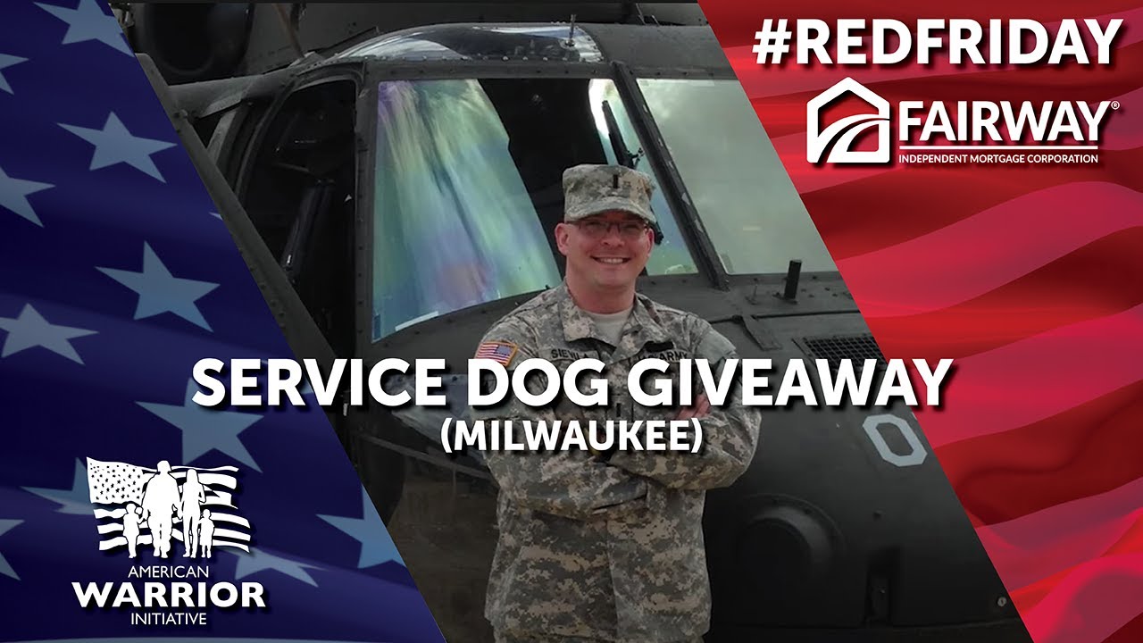 RedFriday Service Dog Giveaway (Milwaukee) American Warrior