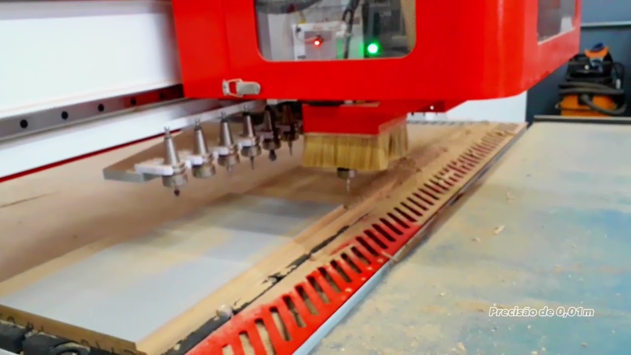 O puxador cava mais fácil e prático de fazer na CNC | The handle is very easy to make on the CNC 😱