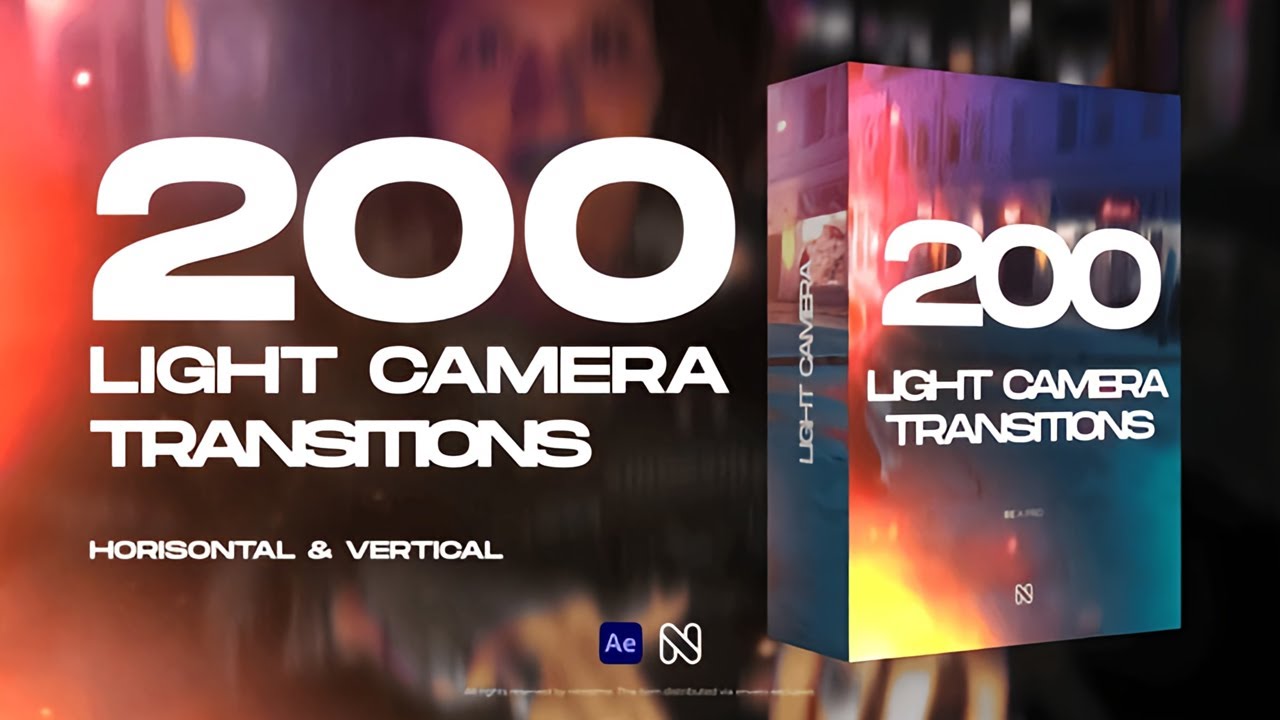 Light Leak Camera Transitions Pack - Ae, Pr, FCP, & DVR