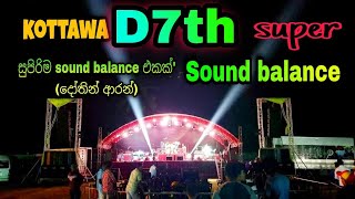Kottawa D7th Sound Balance     soundbalance kottawad7th2022