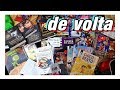 Voltamos de viagem com duas malas CHEIAS DE LIVROS