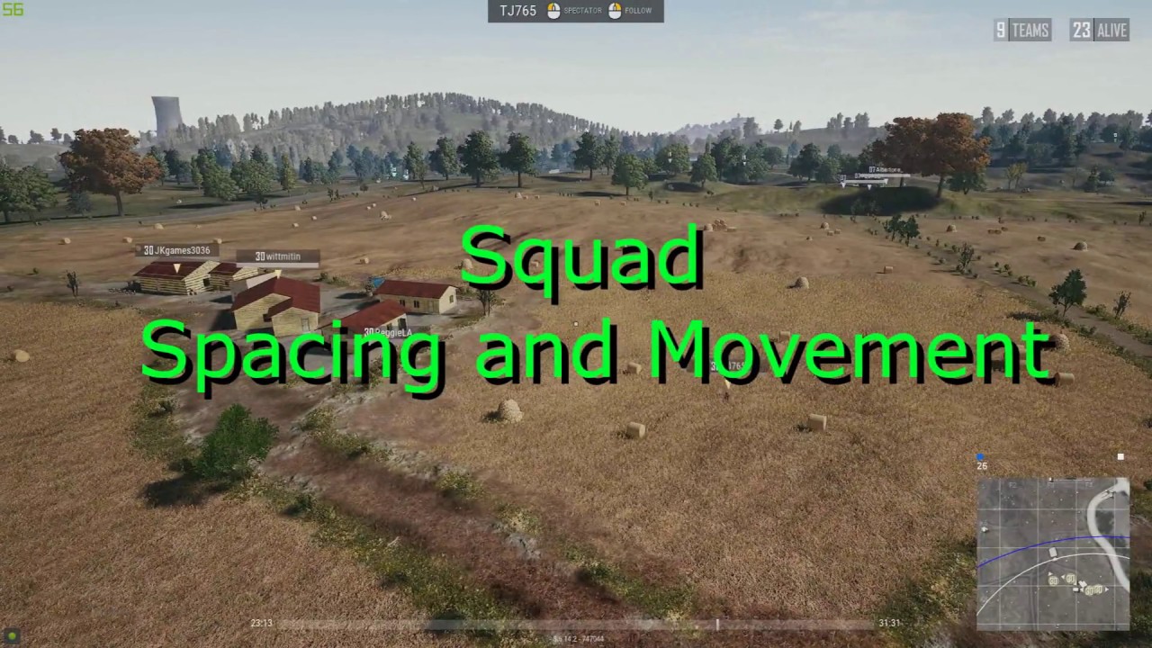 PUBG: Squad Spacing and Movement Tactics - YouTube