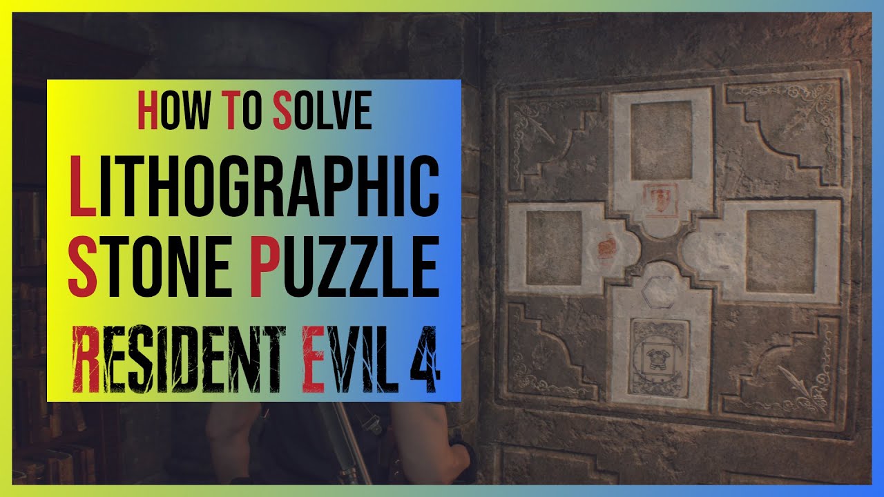 Resident Evil 4 Remake - Lithographic Stone Puzzle Guide 