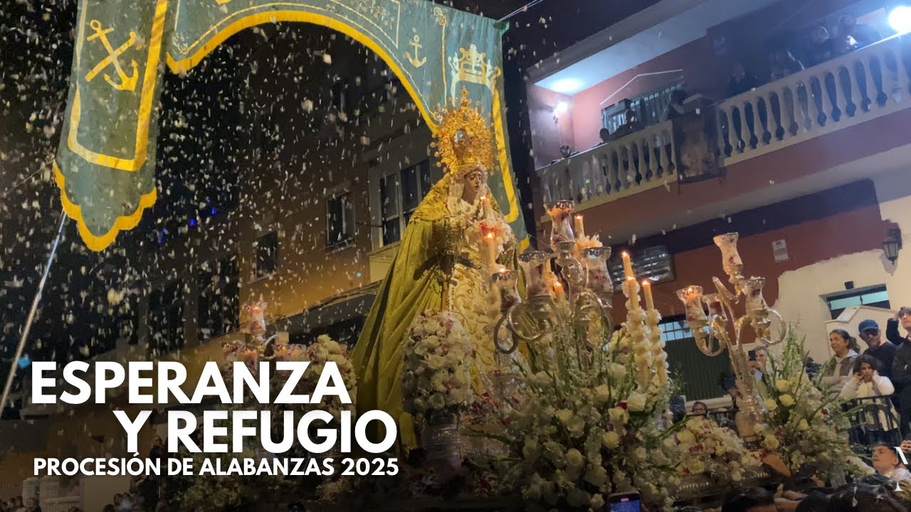 Petalada de C/Bursoto a Esperanza y Refugio (Málaga) | Procesión de Alabanzas 2025
