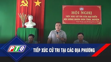 Phó Chủ tịch Thường trực UBND tỉnh Quảng Ngãi tiếp xúc cử tri xã Hành Thuận, Nghĩa Hành | PTQ