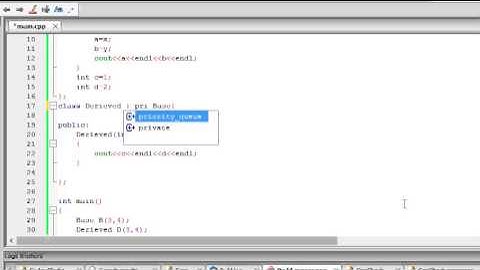 C++ Tutorial 43 - Inheritance Modes and Inheriting private members