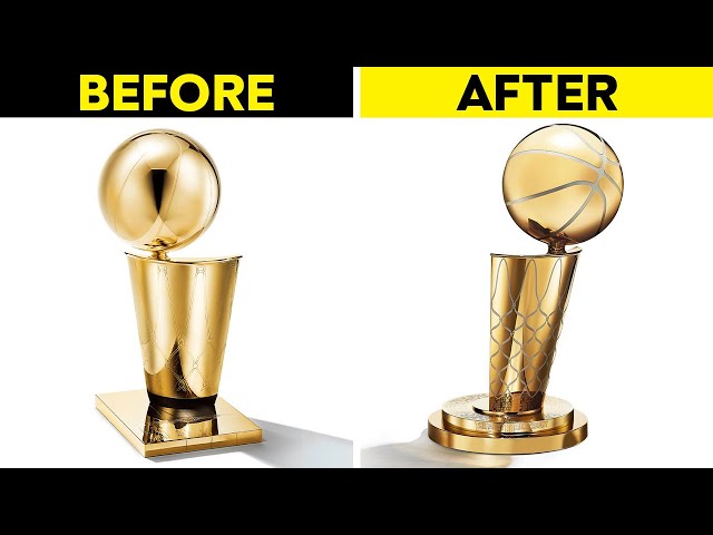 NBA unveils redesigned Larry O'Brien, Bill Russell trophies, announces new  conference finals MVP awards 