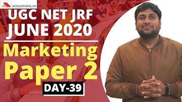 5 Most Important Questions | Paper 2 | Subject - Marketing | UGC NET JRF JUNE 2020 | Day 39