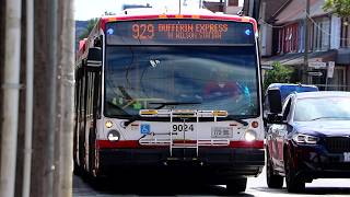 Toronto Transit Commission 2013 Nova Bus LFS Artic 9024 On The 929