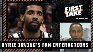 Stephen A.: I COMPLETELY support Kyrie heckling back the fans! | First Take