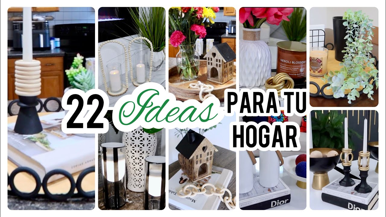 22 IDEAS PARA DECORAR TU HOGAR // DIYs FACILES Y ECONOMICAS DE HACER
