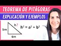 TEOREMA DE PITÁGORAS 🔸 Fórmula, Demostración y Ejemplos