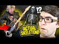 A Guitar Made Out of ACTUAL Skeleton?