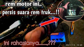 Cara Membuat Rem Motor Seperti Suara Rem Truk