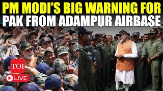 Indian PM In Border State; Modi Visits Adampur Airbase Days After Attack Attempt, Warns Pakistan