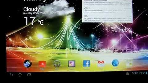 Changing Wallpapers - Android Ice Cream Sandwich (running on Asus Transformer Prime)