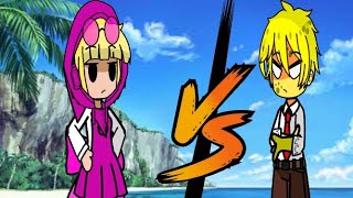 Masha Vs Bob esponja  x Gacha club (Batalla de rap)