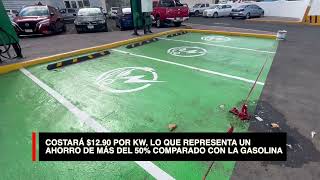 Inauguran estación de carga rápida para autos eléctricos en Durango