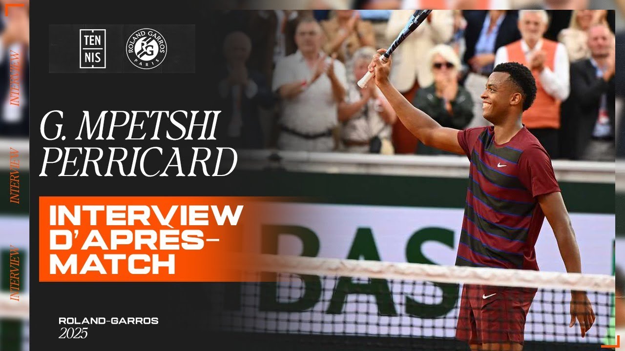 Giovanni Mpetshi Perricard QUALIFIÉ pour le deuxième tour | Roland-Garros 2025