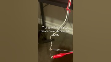 Check out the full video on my channel where I try to figure out how to test peak resonant frequency