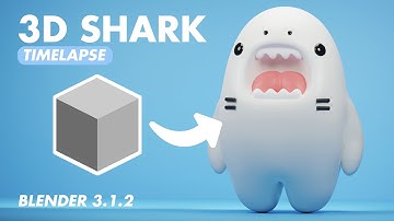 3D SHARK Character modeling | Blender for Beginners