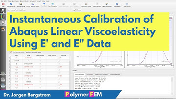 Instantaneous Calibration of Abaqus Linear Viscoelasticity using E