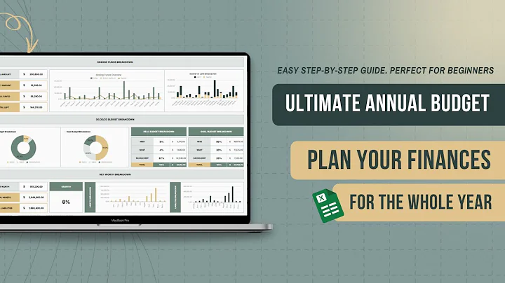 Master Your Finances for the Year | Ultimate Annual Budget Planner in Google Sheets & Excel
