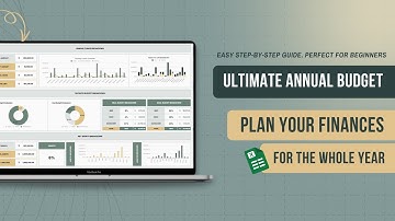 Master Your Finances for the Year | Ultimate Annual Budget Planner in Google Sheets & Excel
