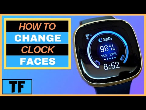 Fitbit Versa 3 Sense - How To Change Clock Faces | Watch Faces Tutorial Help