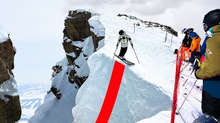 America's Scariest Ski-Slope: Corbet's Couloir ⚠️